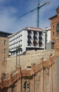 Fachada del Hotel Reina Cristina después de la rehabilitación